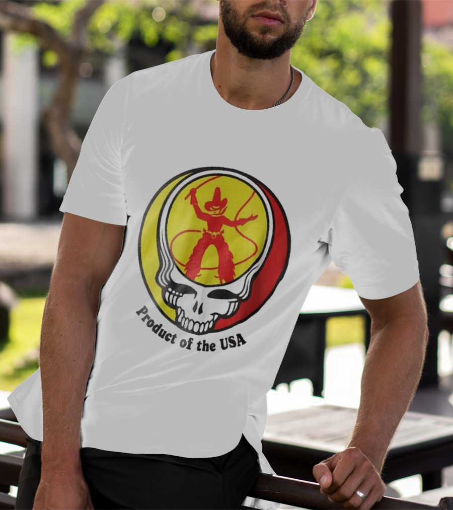 Grateful Dead Steal Your Face Cowboy Product Of The USA T-Shirt