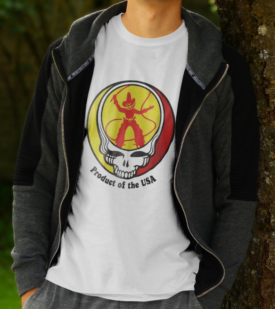 Grateful Dead Steal Your Face Cowboy Product Of The USA T-Shirt
