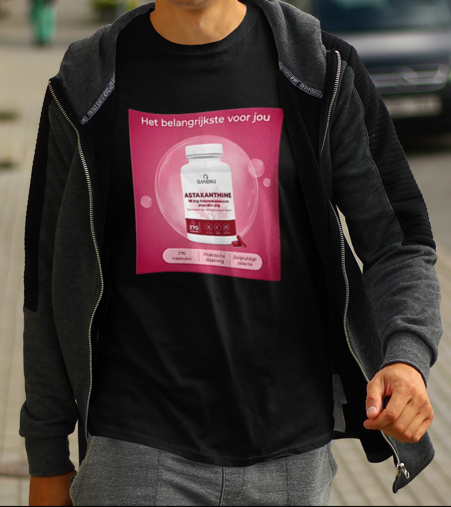 Het Belangrijkste Voor Jou Astaxanthine 18 Mg Haematococcus Pluvialis Alg 270 Capsules Zorghoede Selectie T-Shirt