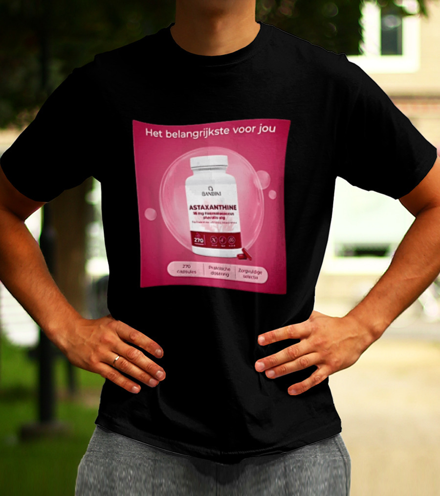 Het Belangrijkste Voor Jou Astaxanthine 18 Mg Haematococcus Pluvialis Alg 270 Capsules Zorghoede Selectie T-Shirt