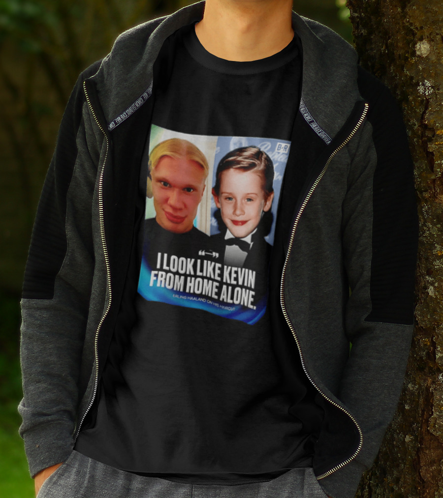 Erling Haaland I Look Like Kevin From Home Alone B/R T-Shirt