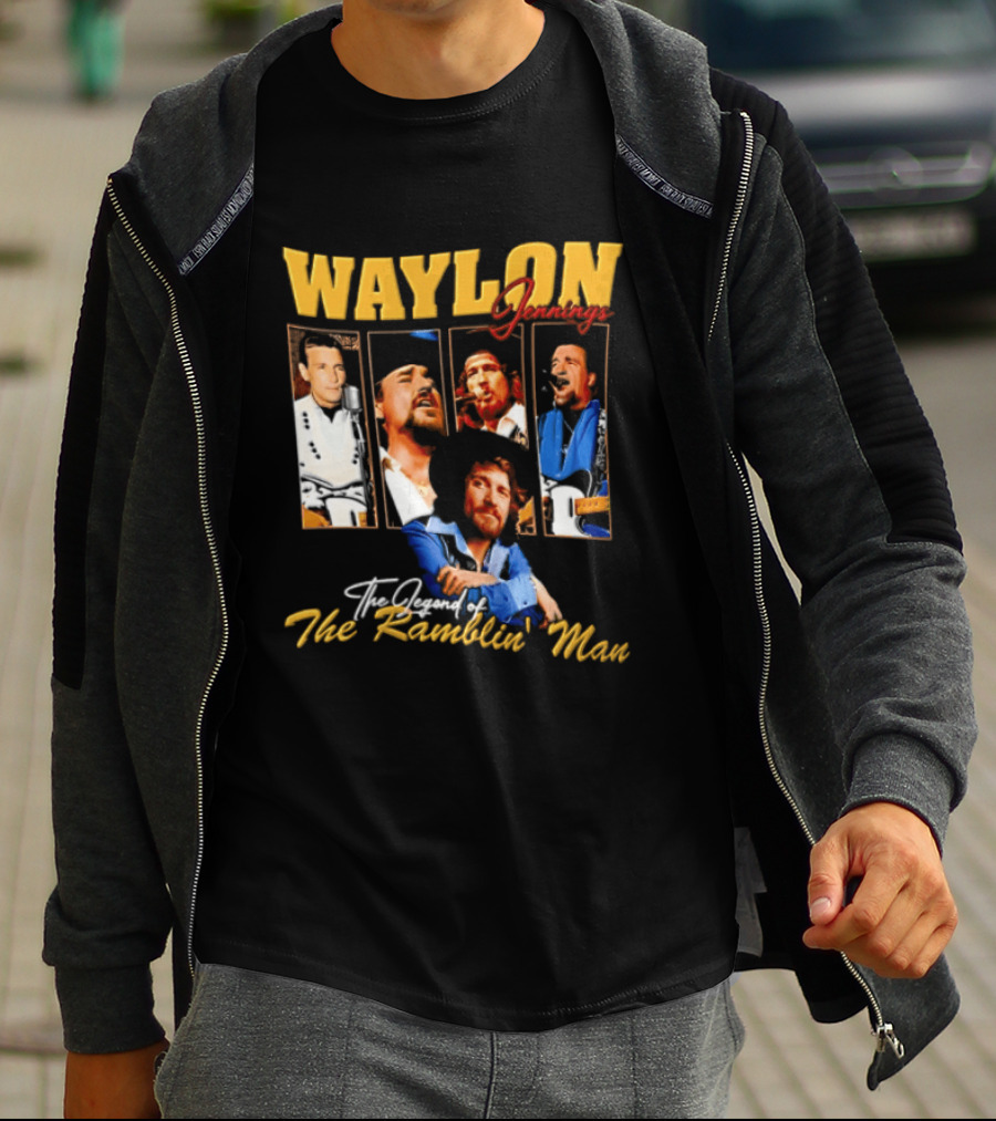 Waylon Jennings The Ramblin' Man T-Shirt