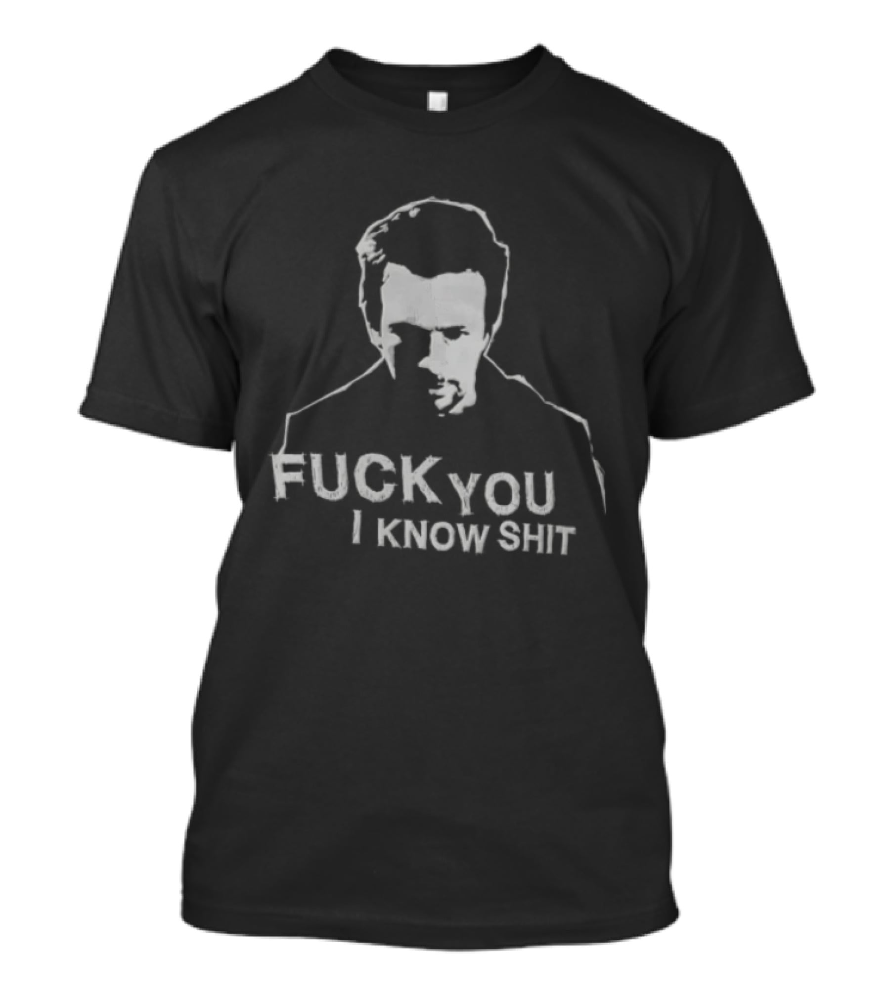 Ryan Reynolds Silhouette Fuck You I Know Shit T-Shirt