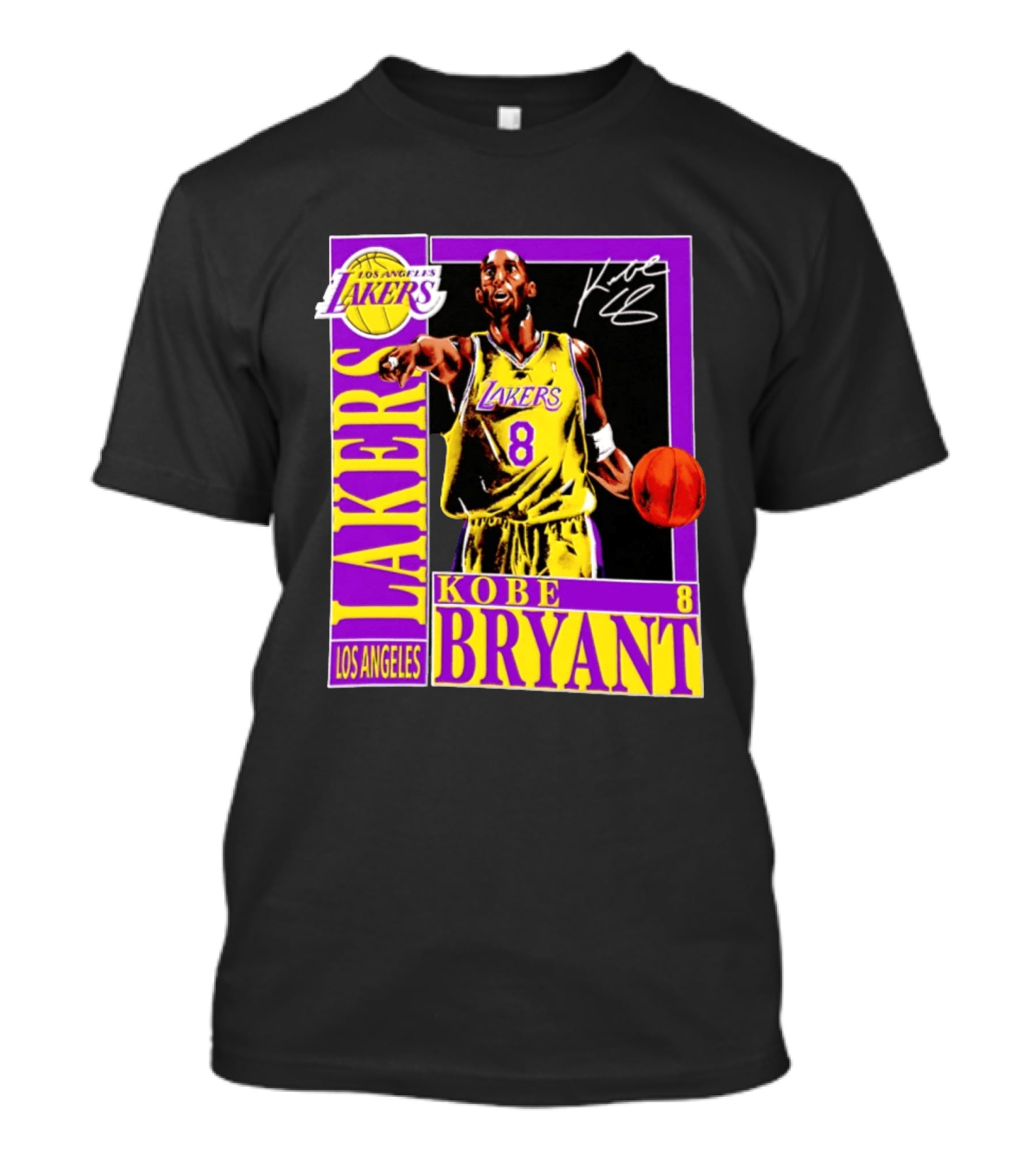 Los Angeles Lakers Kobe Bryant 8 NBA Basketball Legend T-Shirt