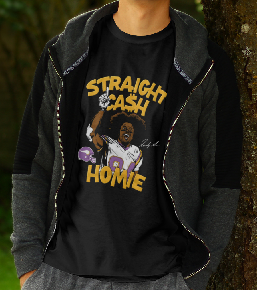 Straight Cash Homie Randy Moss Minnesota Vikings Football 84 NFL T-Shirt