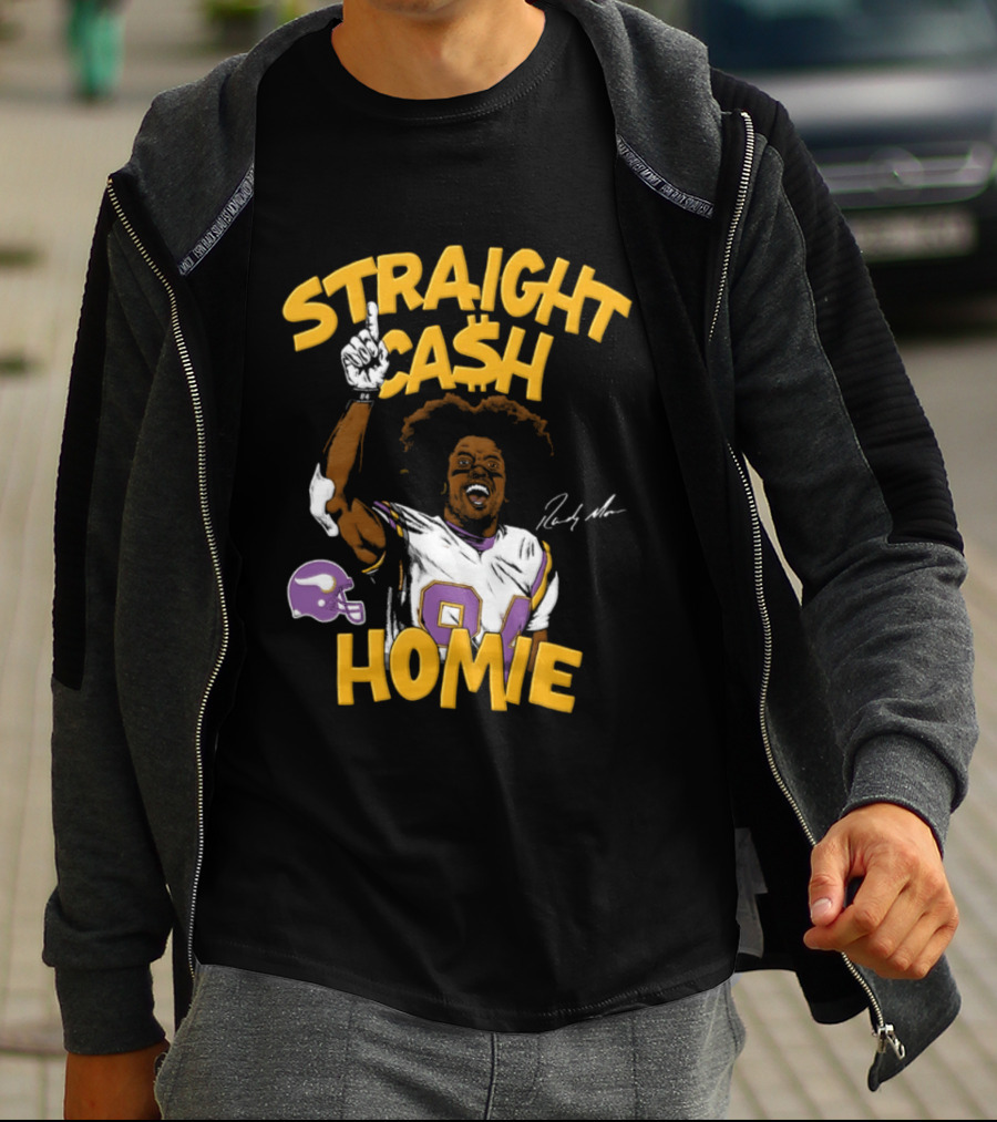 Straight Cash Homie Randy Moss Minnesota Vikings Football 84 NFL T-Shirt