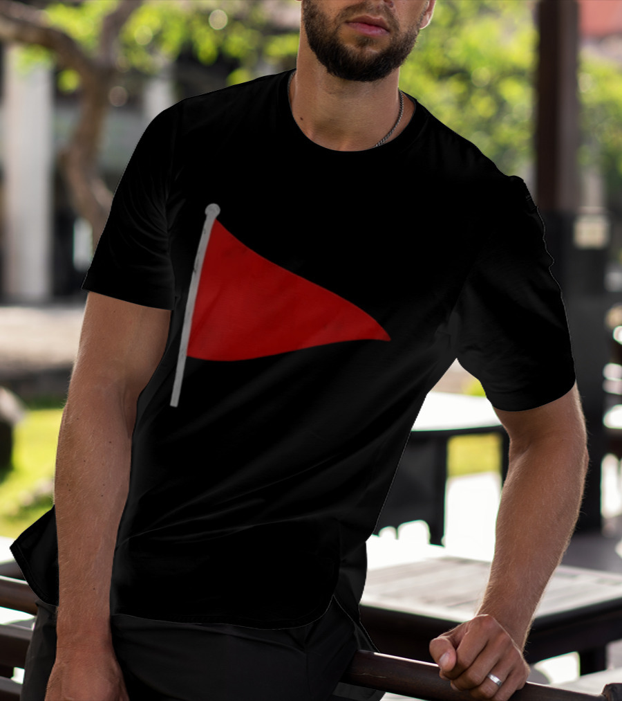 Red Flag Symbol Warning Alert Recognition T-Shirt