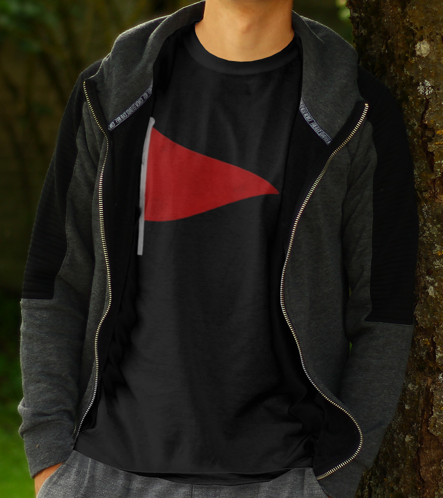 Red Flag Symbol Warning Alert Recognition T-Shirt