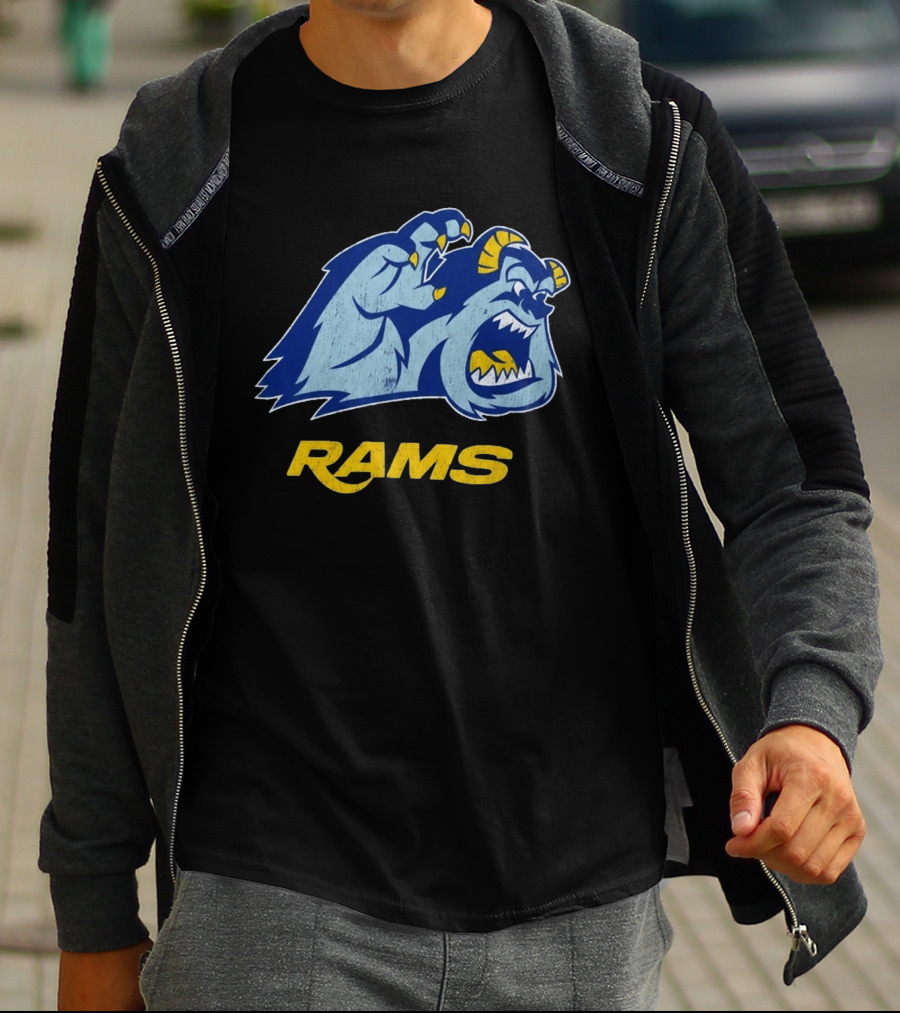 Los Angeles Rams Sulley Monster Football Fan Merchandise T-Shirt