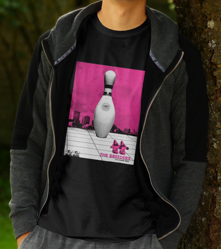The Breeders With Twisted Teins Hollywood Palladium Los Angeles CA August 24 2026 Bowling Pin T-Shirt