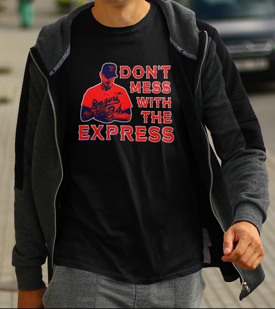 Nolan Ryan Texas Rangers Don't Mess With The Express Baseball Legend T-Shirt