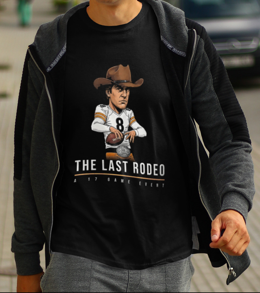 The Last Rodeo 17 Game Event Football Player With Cowboy Hat T-Shirt