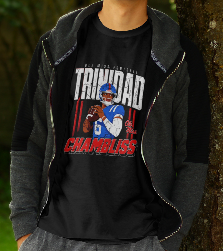 Ole Miss Football Trinidad Chambliss Rebels Player T-Shirt