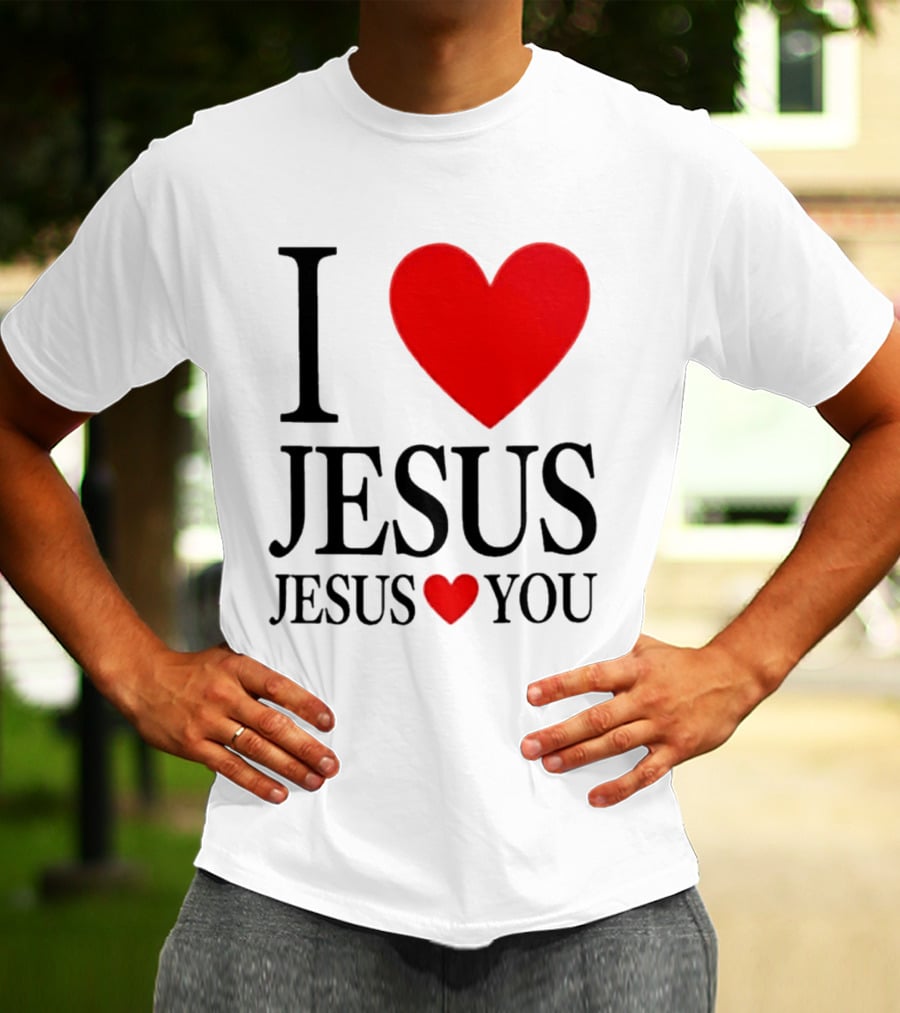 Cameron Dicker I Love Jesus Jesus Love You T-Shirt