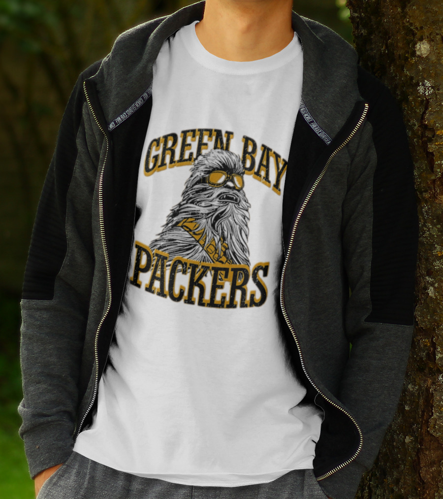 Green Bay Packers Chewbacca 2026 Disney Collaboration T-Shirt