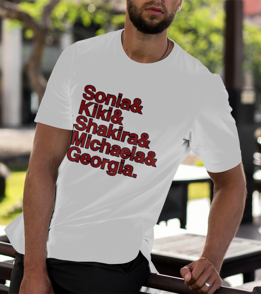 Washington Women's Basketball Sonia Kiki Shakira Michaela Georgia 2026 WNBA Ampersand Stars T-Shirt