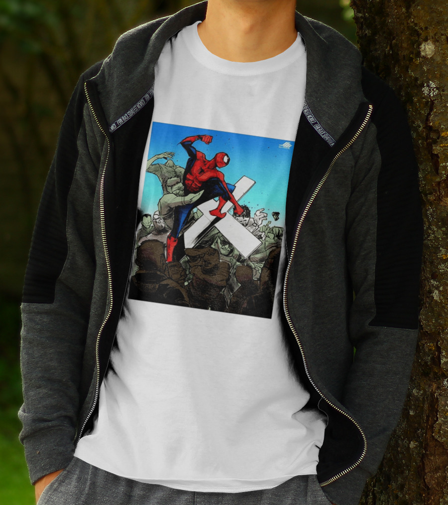 Never Give Up Spider Man Punch Nazis Minnesota Police T-Shirt