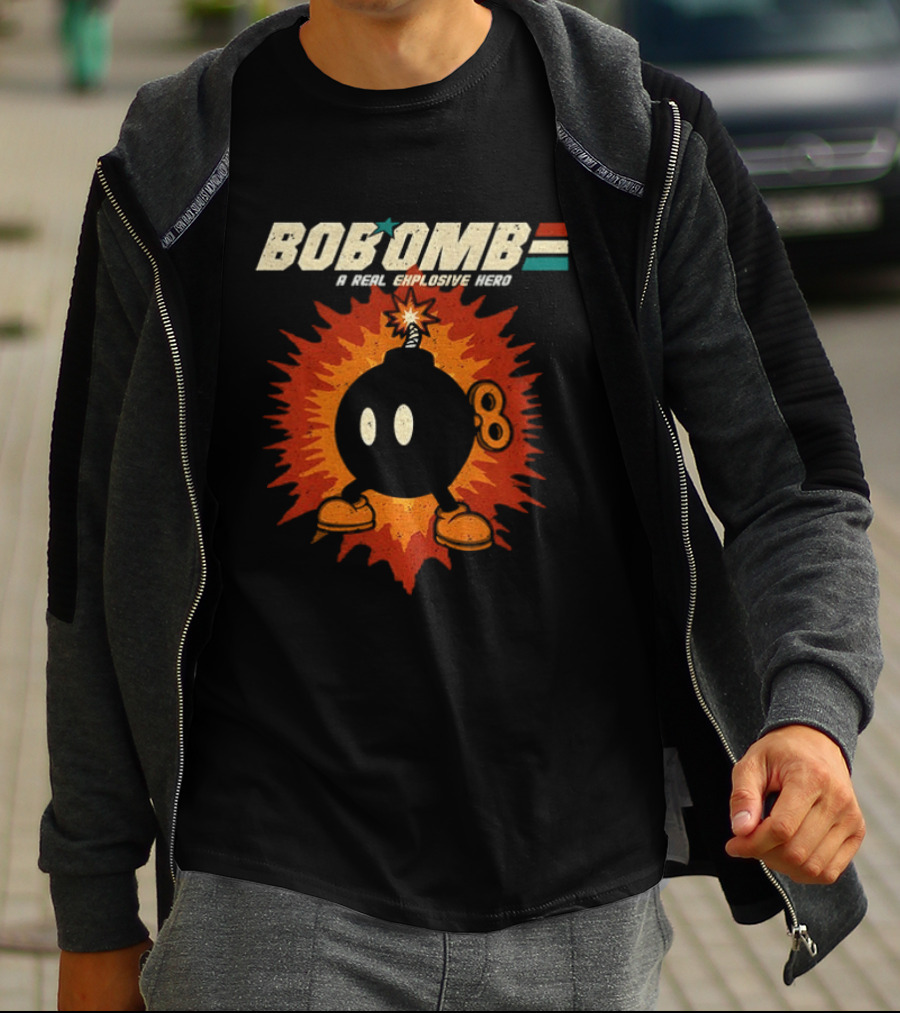 Bob Omb A Real Explosive Hero T-Shirt