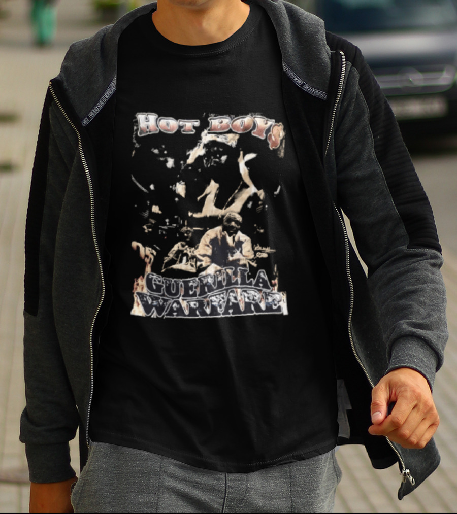 Hot Boys Guerilla Warfare Hip Hop Group Music Nostalgia 90s Album Cover T-Shirt