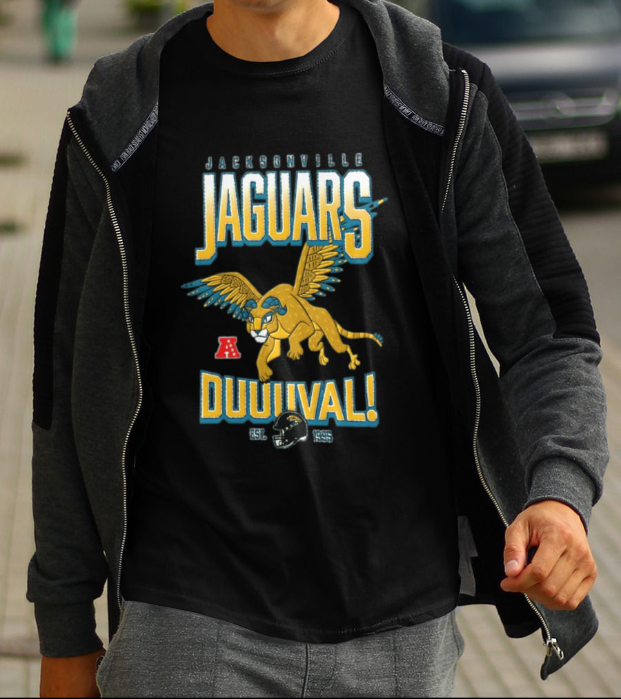 Jacksonville Jaguars Disney Pixar Alebrije Jacksonville Jaguars Duuuvall T-Shirt