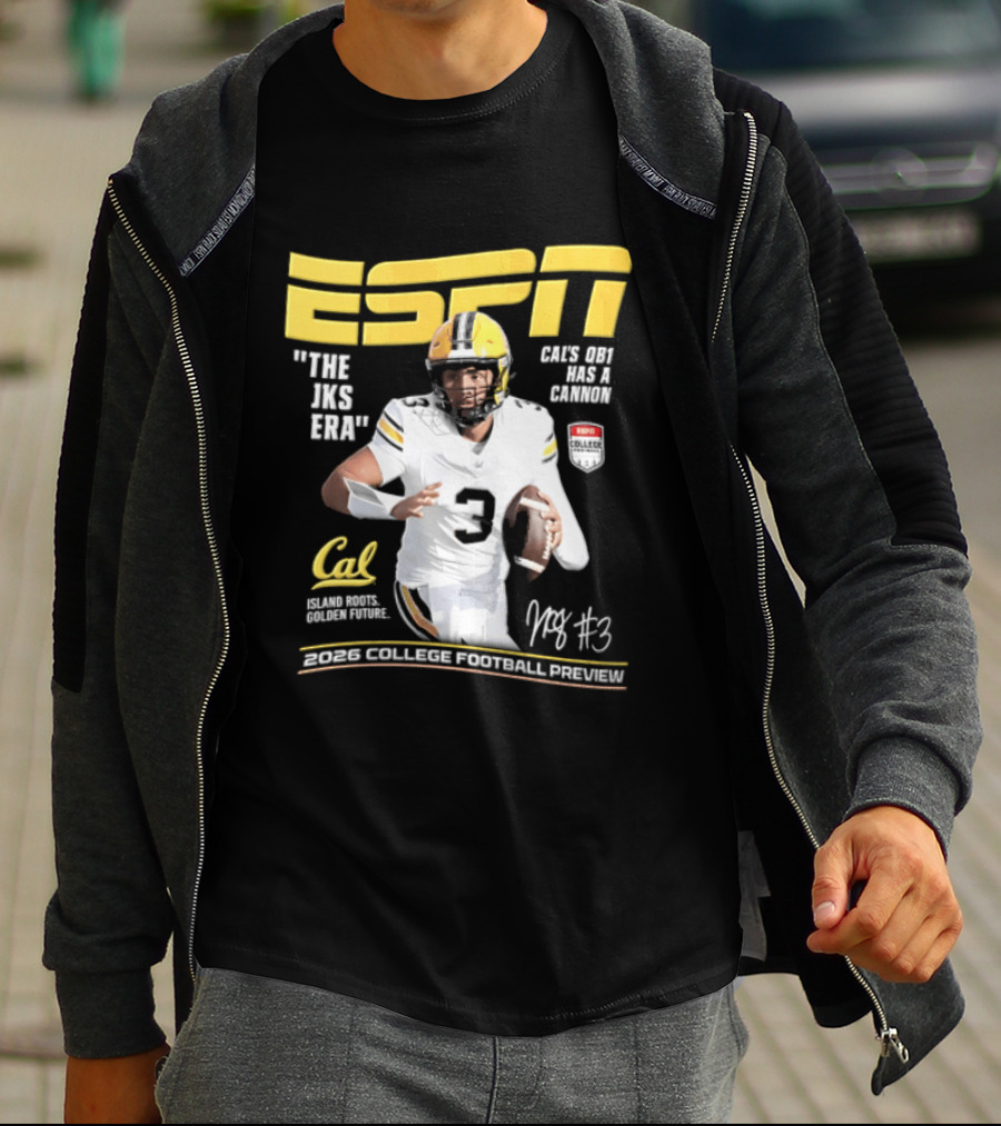 ESPN The Magazine Jaron Keawe Sagapolutele 2026 Cal Bears College Football Preview T-Shirt