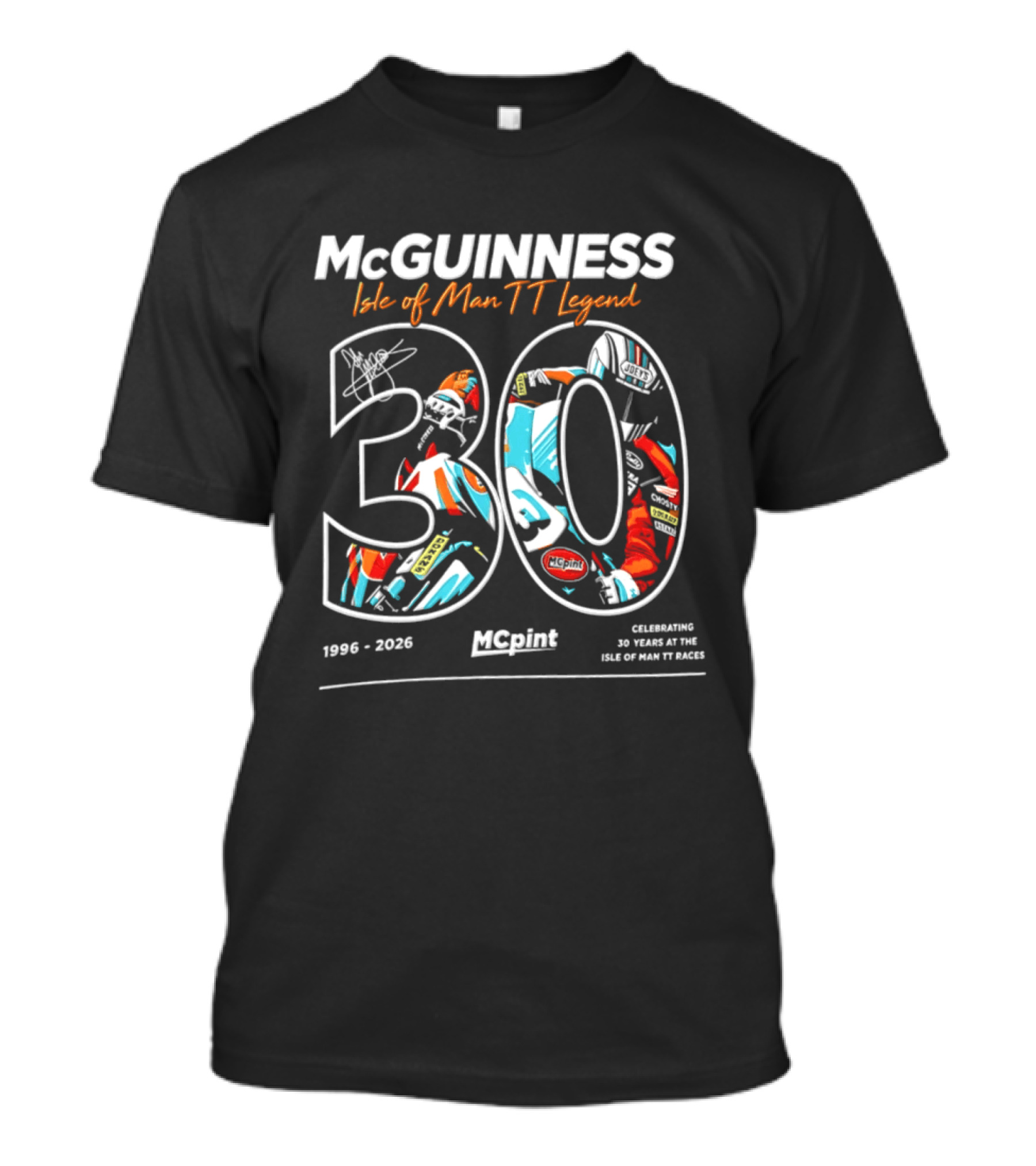 McGuinness Isle Of Man TT Legend 30 Years 1996 2026 T-Shirt