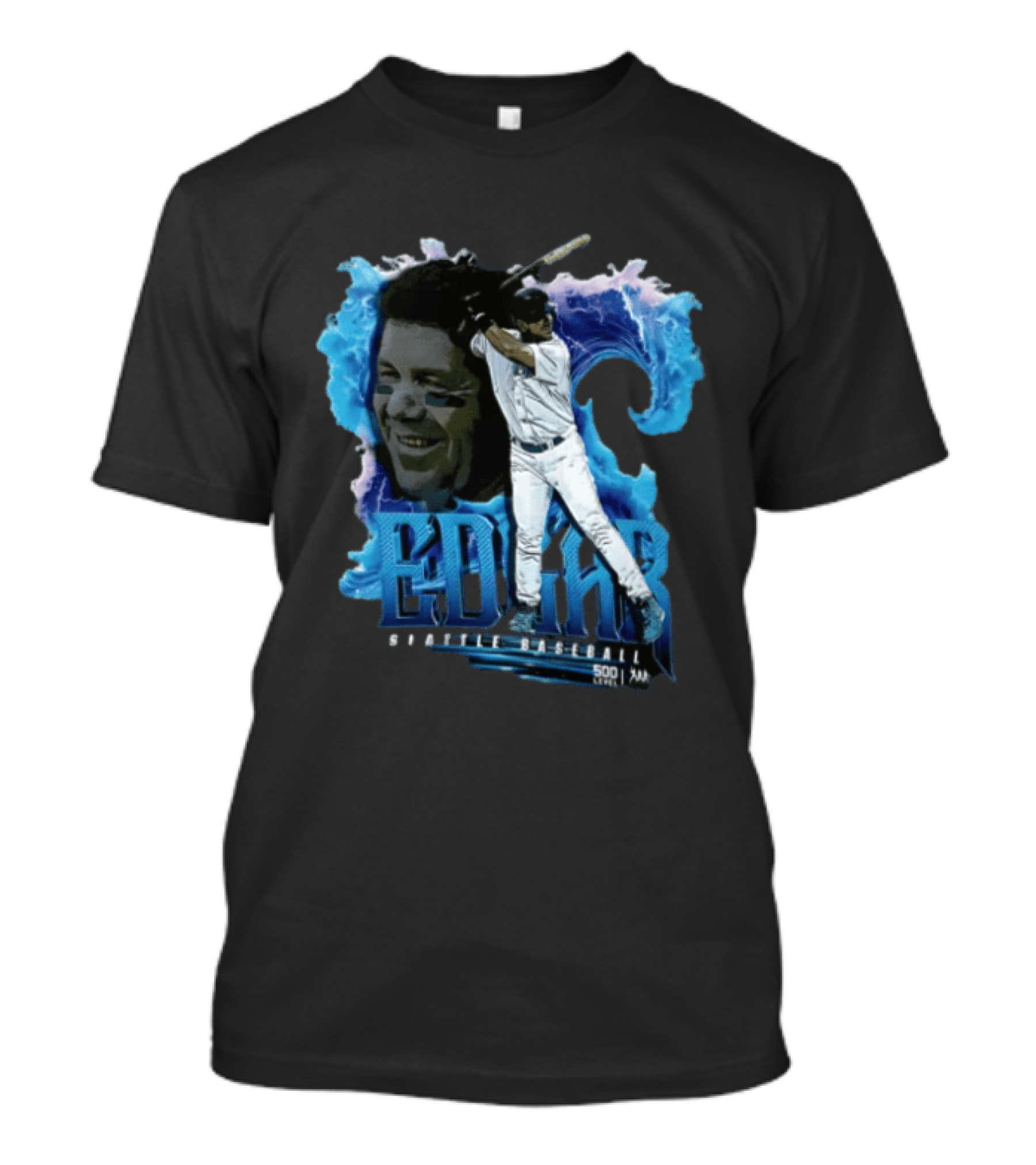 Seattle Baseball Edgar 500 Level Wave T-Shirt
