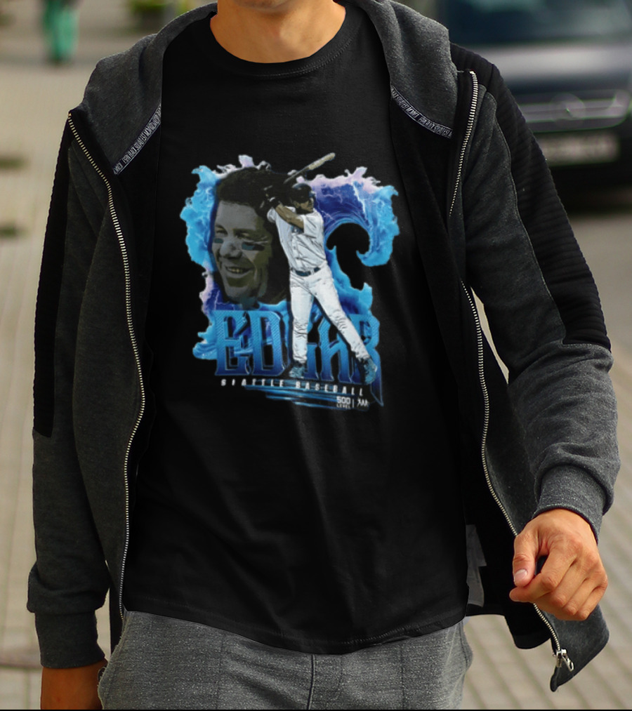 Seattle Baseball Edgar 500 Level Wave T-Shirt