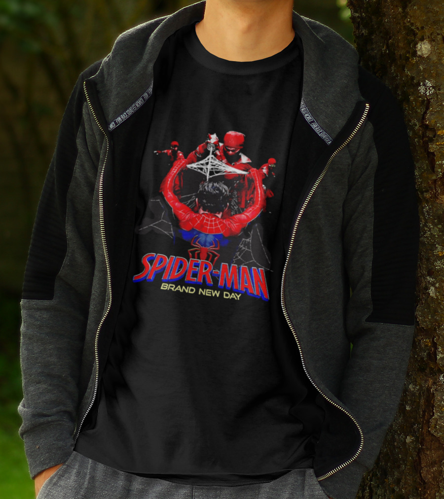 Spider Man Brand New Day Dynamic Heroic Encounter T-Shirt