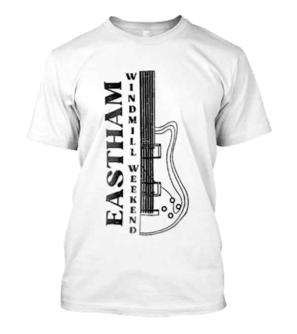 Eastham Windmill Weekend Distressed Electric Guitar Body T-Shirt