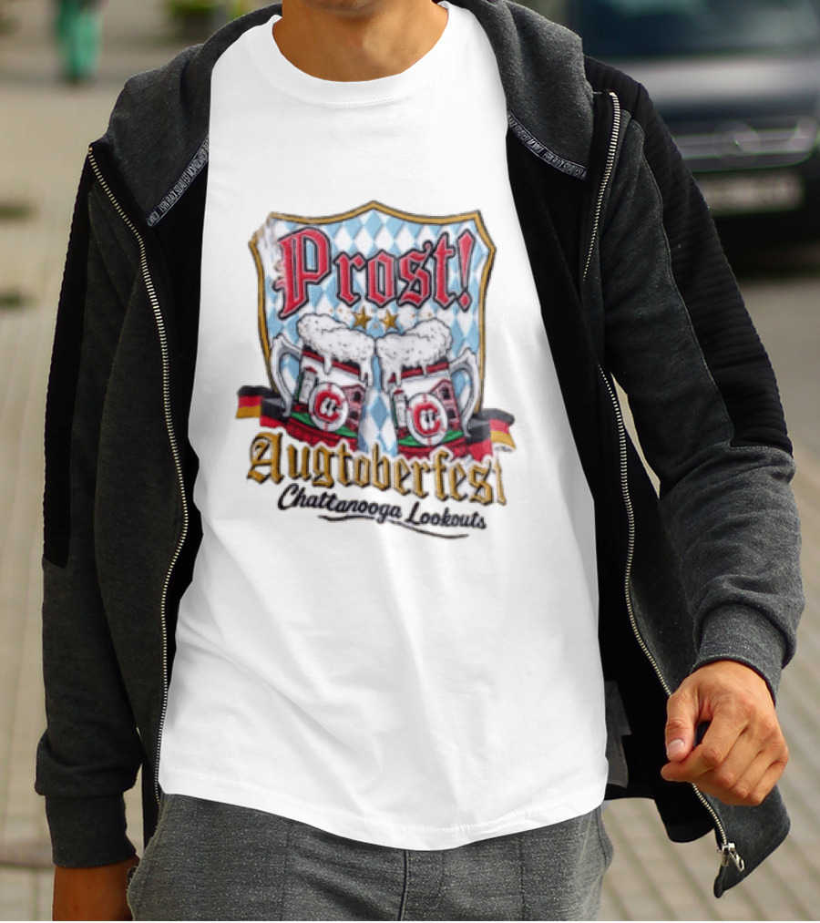 Prost Augtoberfest Chattanooga Lookouts Cheers Baseball Celebration T-Shirt