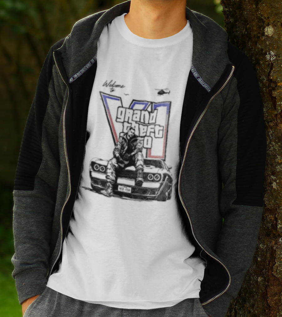 Grand Theft Auto VI Welcome To A World Of Sinners T-Shirt