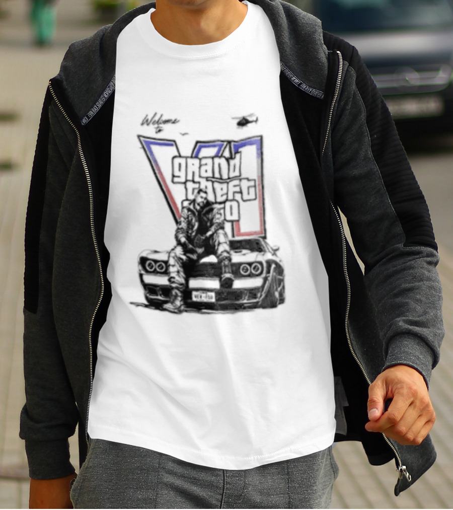 Grand Theft Auto VI Welcome To A World Of Sinners T-Shirt
