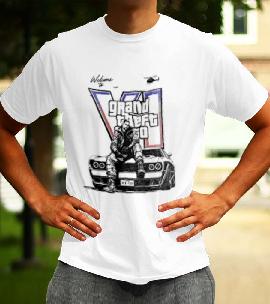 Grand Theft Auto VI Welcome To A World Of Sinners T-Shirt