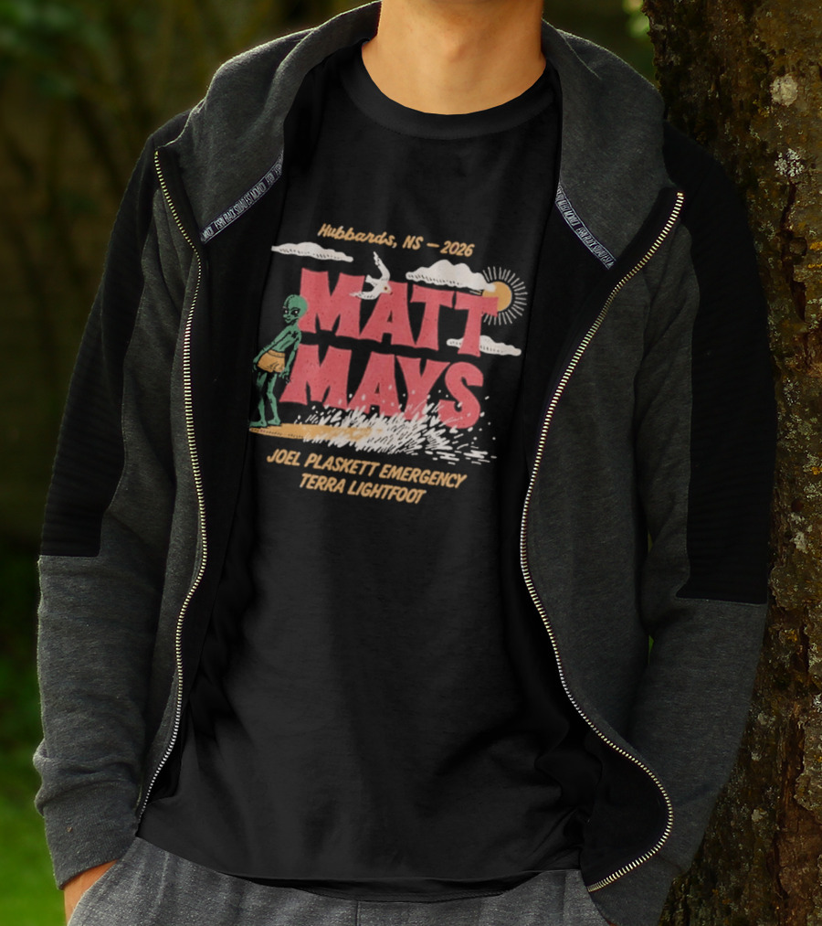 Matt Mays Hubbards NS 2026 Joel Plaskett Emergency Terra Lightfoot August 20 22 Shore Club Event T-Shirt