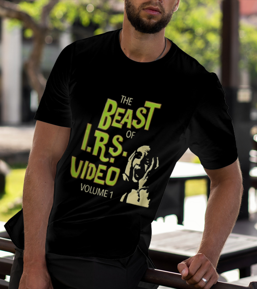 The Beast Of IRS Video Volume 1 Screaming Horror Face T-Shirt