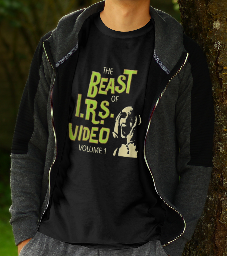 The Beast Of IRS Video Volume 1 Screaming Horror Face T-Shirt