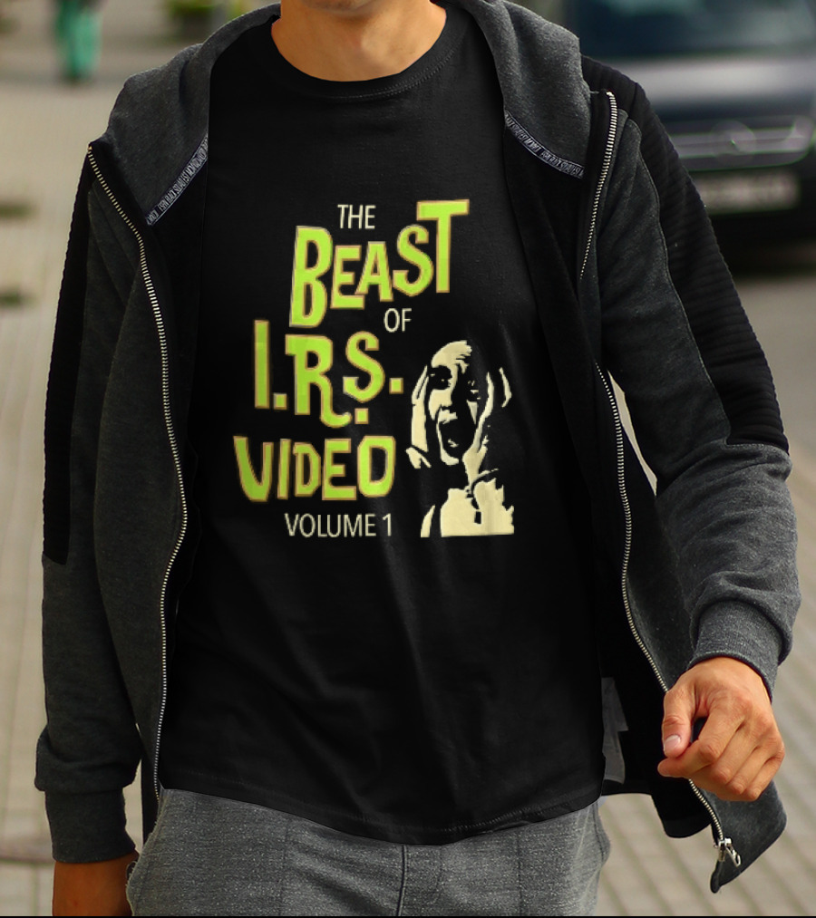The Beast Of IRS Video Volume 1 Screaming Horror Face T-Shirt