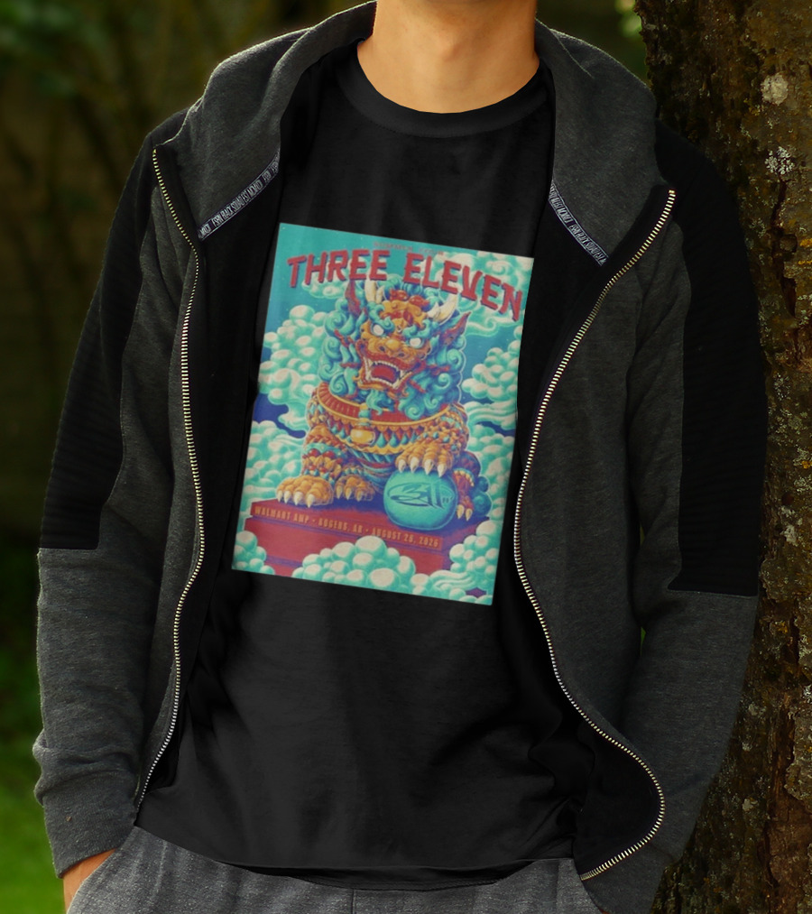Three Eleven Concert Rogers AR Walmart AMP August 26 2026 Event Tiger Chinese T-Shirt