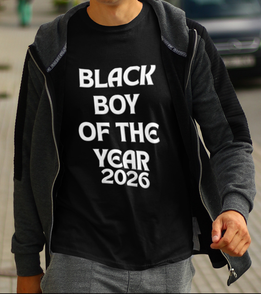Black Boy Of The Year 2026 Empowerment Pride T-Shirt