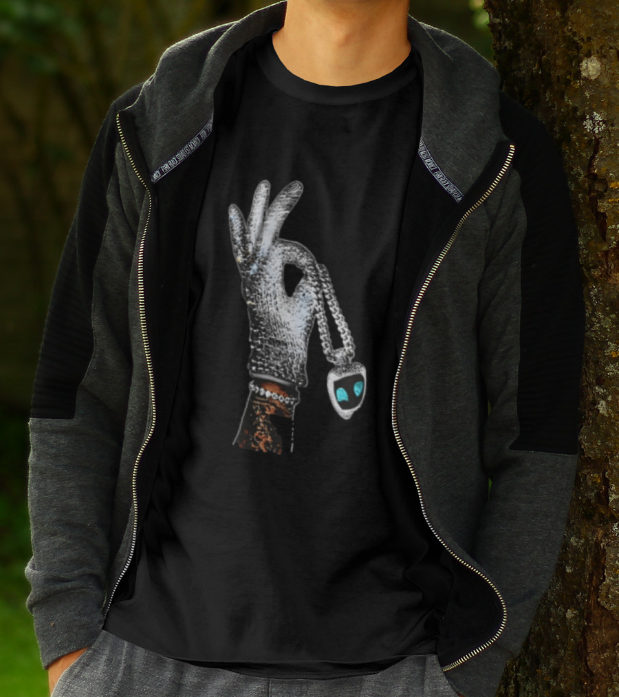 Drake Iceman Astro Bot Glove Necklace T-Shirt