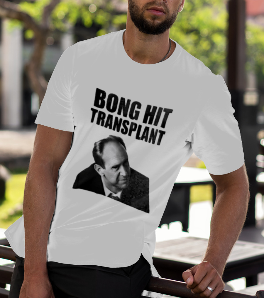 Bong Hit Transplant Joseph Morse Black And White Image T-Shirt