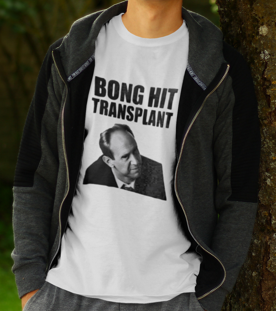 Bong Hit Transplant Joseph Morse Black And White Image T-Shirt