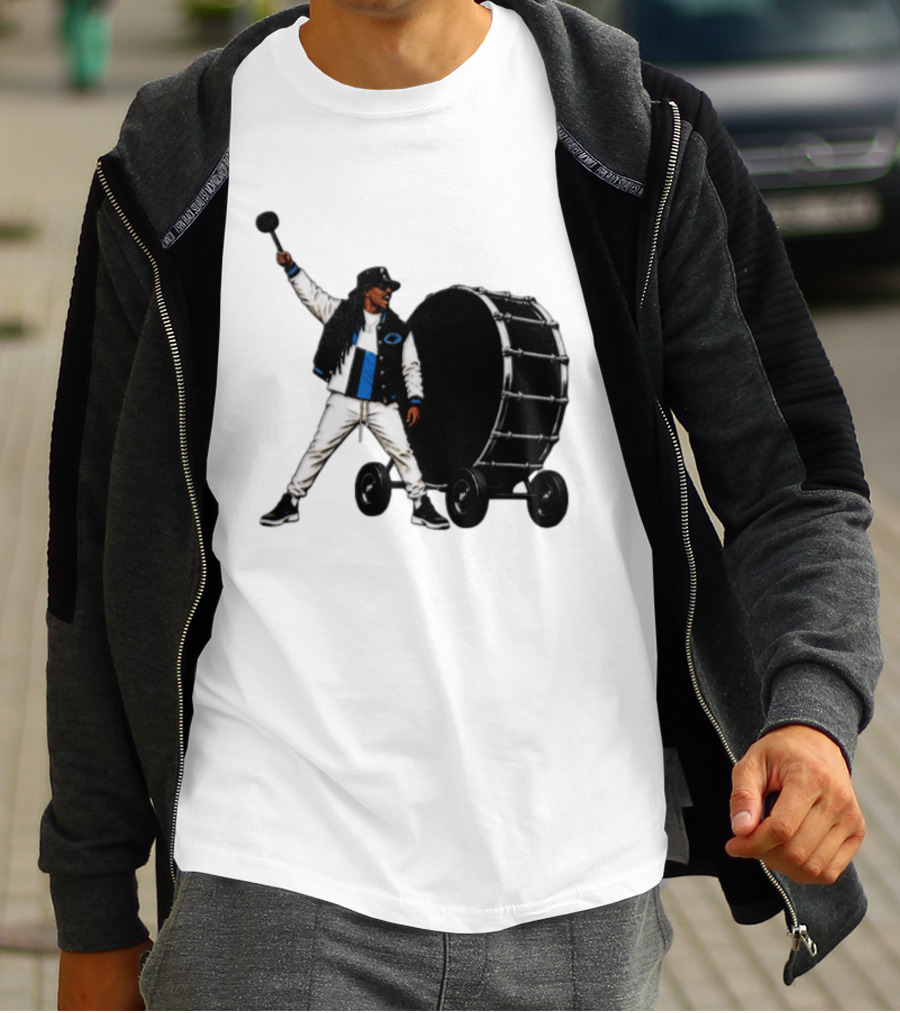 Carolina Panthers For The Culture Drummer Marching Band Fan Gear T-Shirt