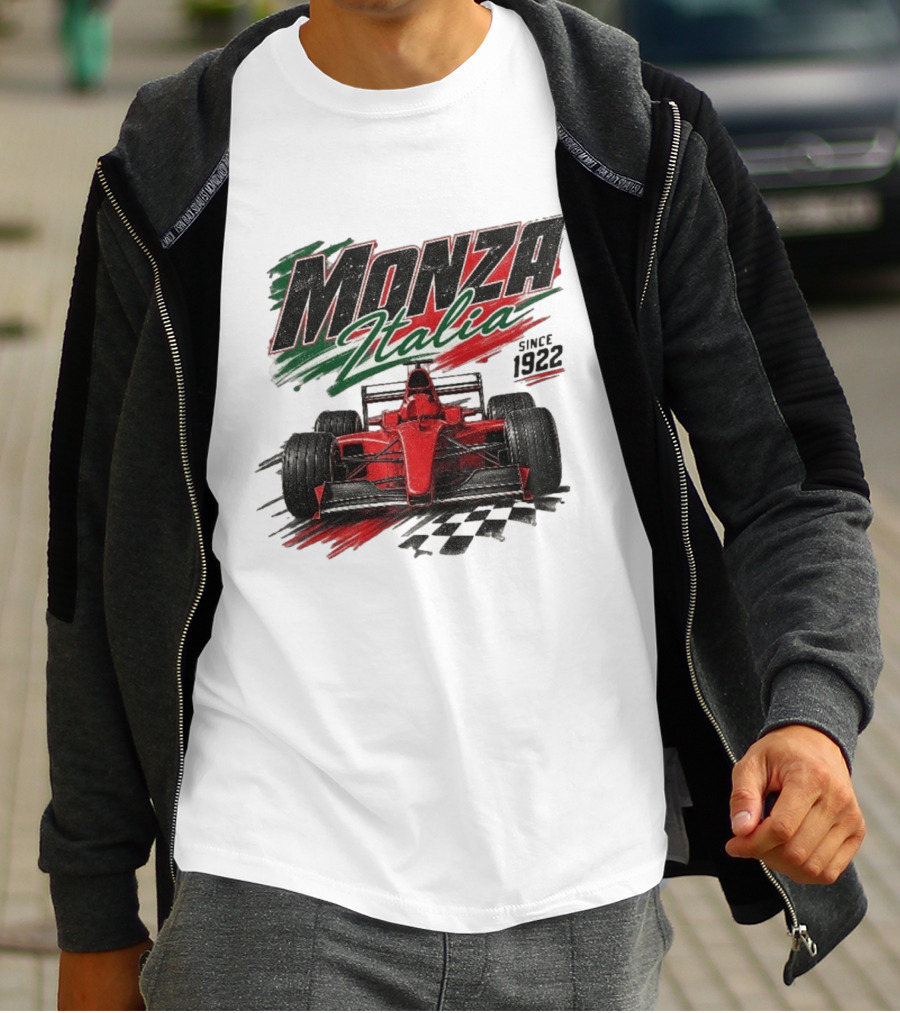 Monza Italia Racing Since 1922 Formula Car T-Shirt