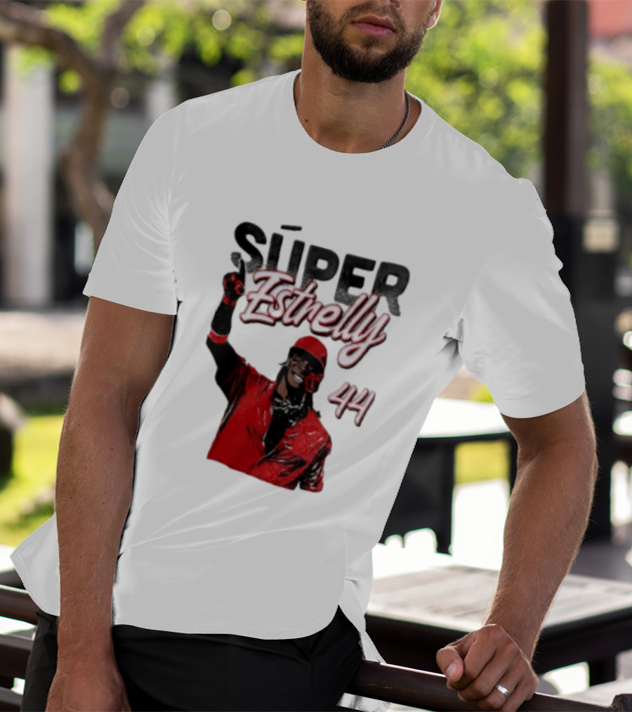 Elly De La Cruz Súper Estrelly 44 Cincinnati Reds T-Shirt