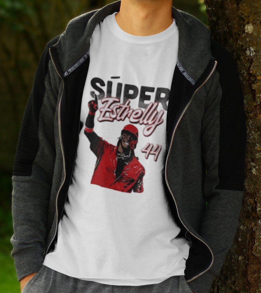 Elly De La Cruz Súper Estrelly 44 Cincinnati Reds T-Shirt