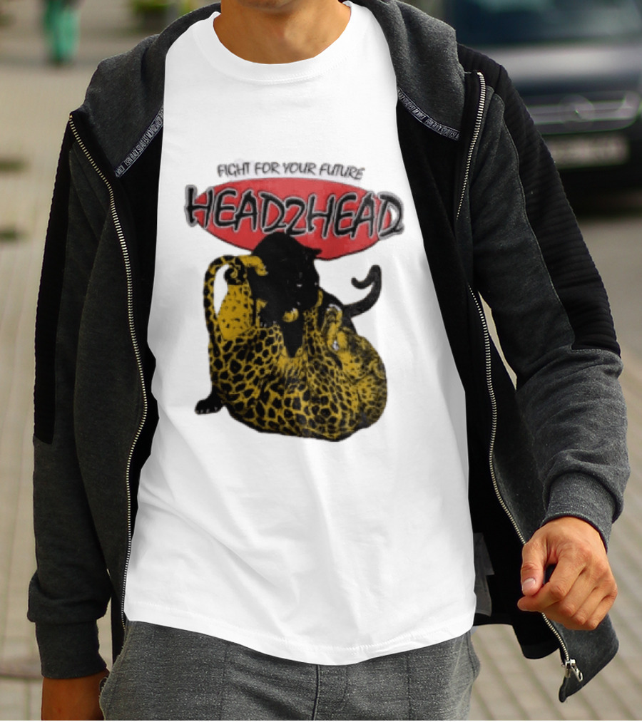Fight For Your Future Head2Head Panther And Leopard T-Shirt