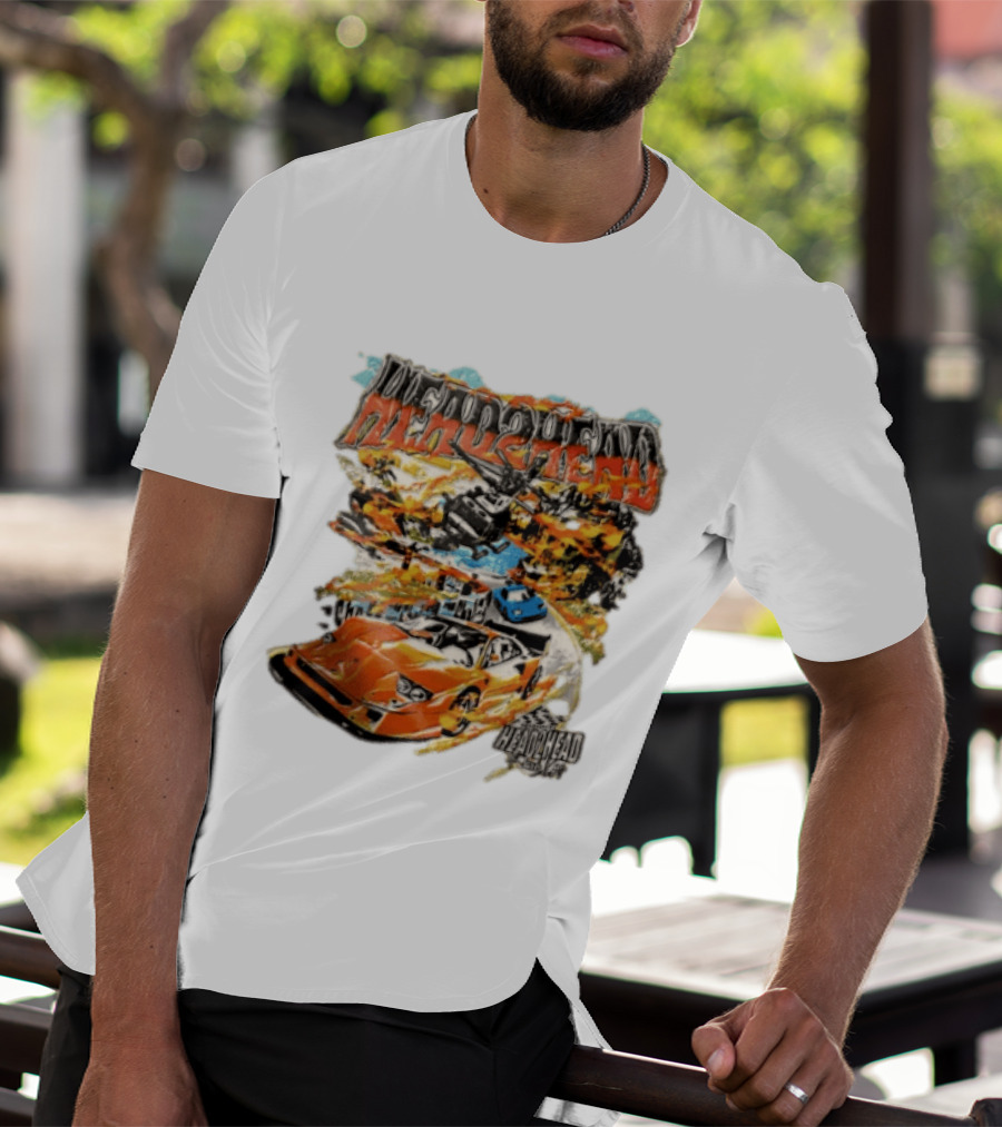 Head2Head Final Lap Racing Supercar Explosion Scene T-Shirt