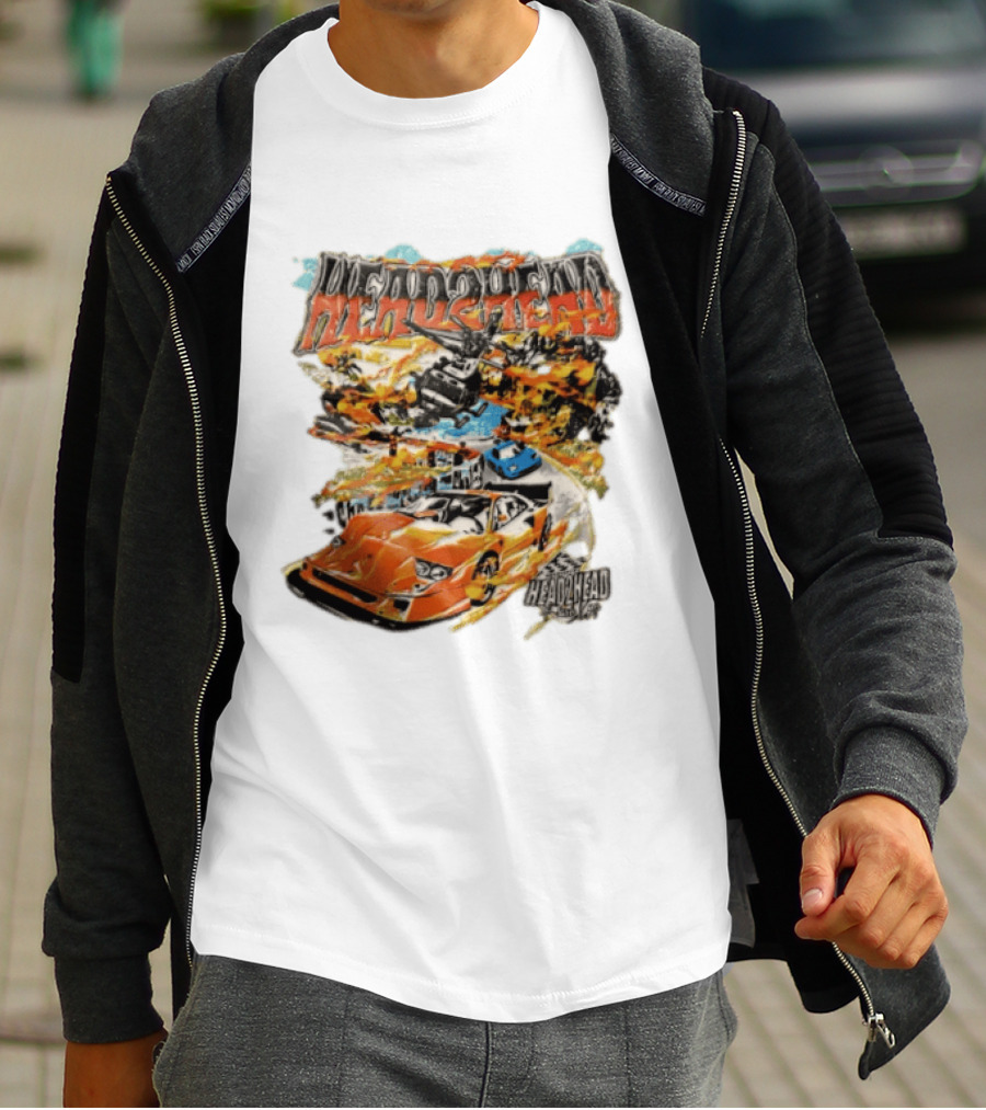 Head2Head Final Lap Racing Supercar Explosion Scene T-Shirt